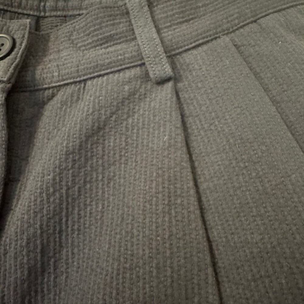 7115 by Szeki Textured Wide-Leg Skate Trouser | Navy | Seasonal Edition - Picture 4 of 5